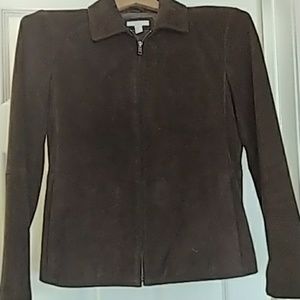 LAST CHANCE: Charter Club suede jacket